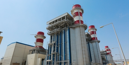 Sistema HRSG em planta industrial